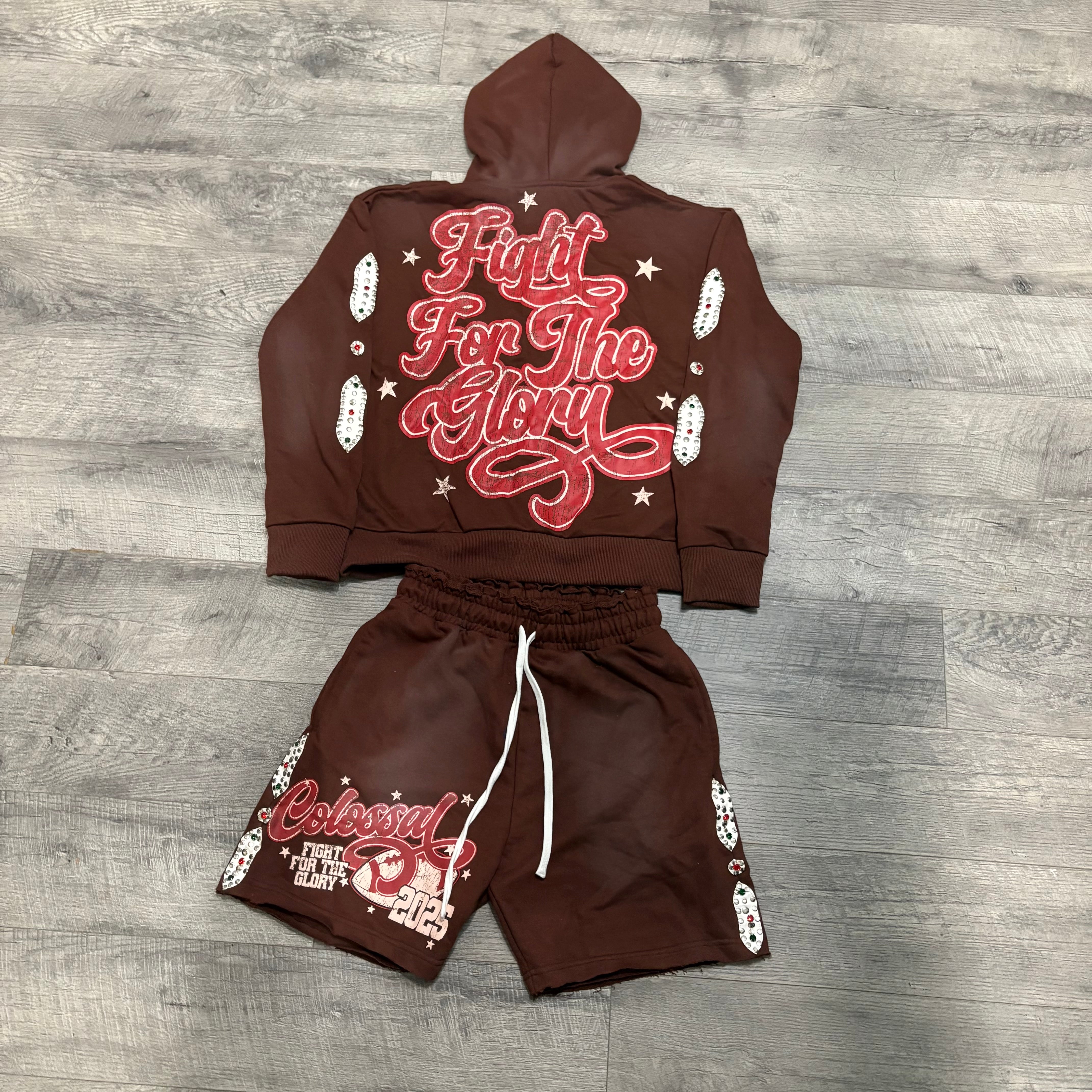 Brown Summer Short Set